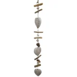 Driftwood Hanging Heart String Decoration 1m_O-DST-2001_3