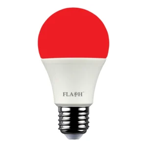 Flash A60 LED Light Bulb Red 6W E27_A606ESR
