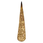 Glowing Gold Lace Glitter Cone with LED Lights Large_XDMZ5969_L_1