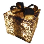 Glowing Gold Lace Glitter Gift Box with LED Lights Large_XDMZ5968_L_1