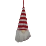 Hanging Soft Christmas Gnome Red & White Stripes_DX249-S_1