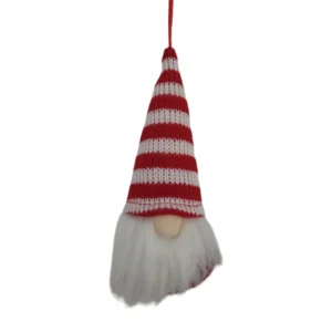 Hanging Soft Christmas Gnome Red & White Stripes_DX249-S_1