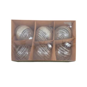 Plastic-Clear-Balls-With-Gold-Glitter-Stripes-6-Piece_XCLEARG_1