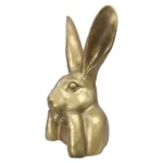 Polyresin-Thinking-Bunny-Figurine-Gold-37cm_9148SB140_1