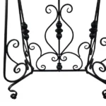 Steel Console Table Rectangular Black Steel_JY181075BK_3