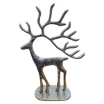 Metal-Sculpted-Deer-Figurine-_-Silver-32cm_MSE66U1