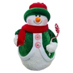 Snowman-With-Red-And-Green-Jacket-46cm_XDV3036