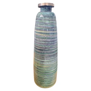Enamel-Cylindrical-Vintage-Vase-Green-76-cm_CER1138_1