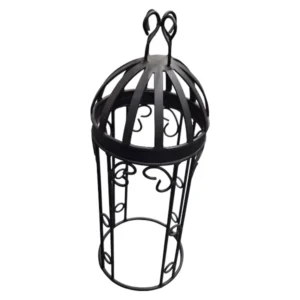 Metal-Flourishes-And-Scrollwork-Dome-Black-32cm-_MEL019_1