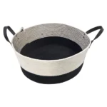 Woven-Basket-With-Leather-Handles-White-And-Black-60cm_