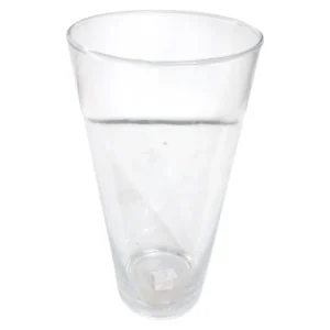 Glass-Cylindrical-Conical-Vase-Transparnet-31cm_FS31119_1