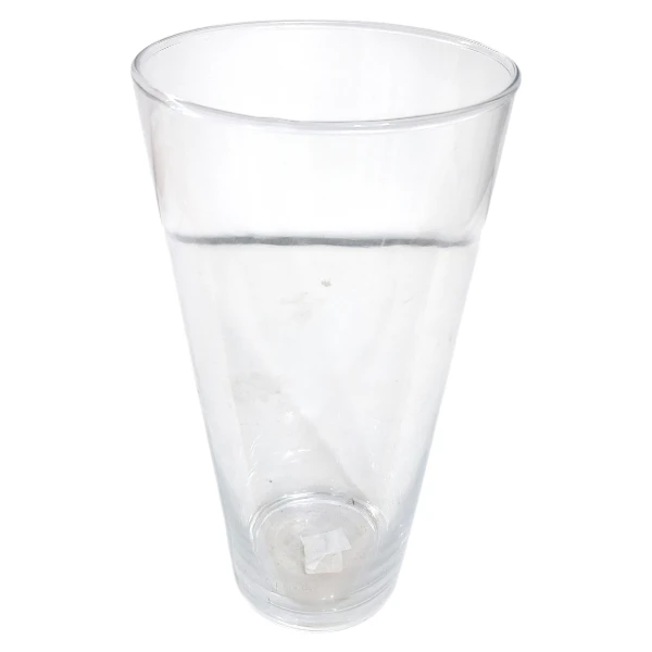 Glass-Cylindrical-Conical-Vase-Transparnet-31cm_FS31119_1