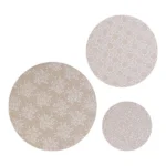 Greenie Organic Cream Food Cover Set 3 Pc