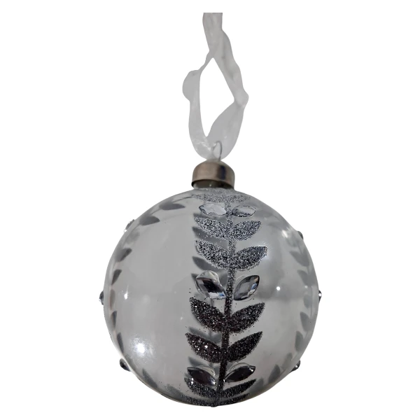 Plastic-Bauble-With-Decorations-Silver-Leaves-9cm_70311