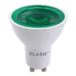 Flash GU10 LED Light Bulb 6W Green