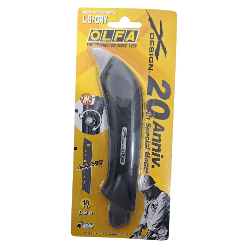 Olfa-Heavy-Duty-Cutter-Rubber-Grip-18mm-Blade_CTR-L5-GRAY_1