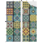 Just Love Blue & Yellow Tile Glasses Case 7 x 17cm