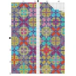 Just Love Colourful Cross Glasses Case 7 x 17cm