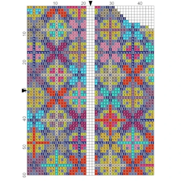 Just Love Colourful Cross Glasses Case 7 x 17cm