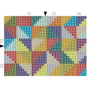 Just Love Multi-Colour Triangle Card Holder 9 x 7cm