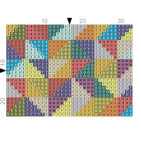 Just Love Multi-Colour Triangle Card Holder 9 x 7cm