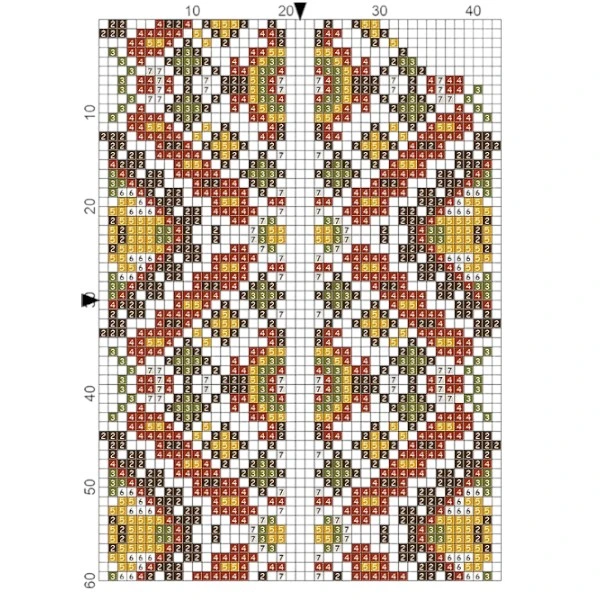 Just Love Orange & Green Geometric Case 7 x 17cm