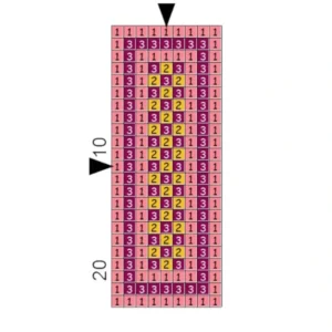 Just Love Pink & Purple Rectangle Key Ring | 10 x 3.4cm