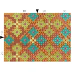 Just Love Yellow & Blue Cross Card Holder | 9 x 7cm