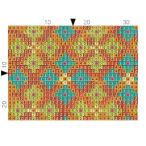 Just Love Yellow & Blue Cross Card Holder | 9 x 7cm