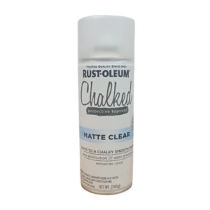 Rustoleum Clear Chalked Protective Topcoat Matt 340ml