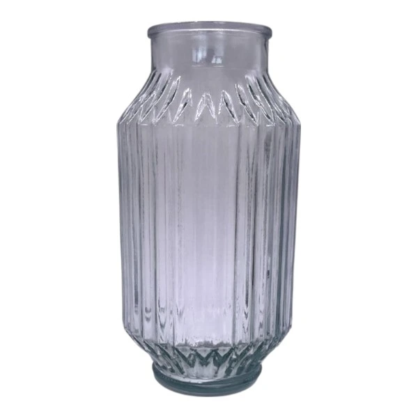 Glass Clear Tilly Vase | 12x23.5cm