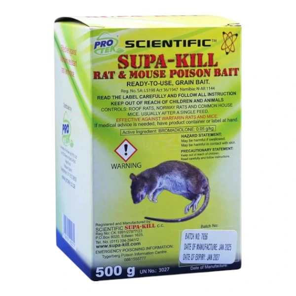 Supa Kill Rat & Mouse Granule Box 500g