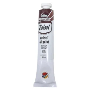 Zelcol-Artists-Oil-Paint-50ml-Burnt-Sienna_F11ZCOL53_1.