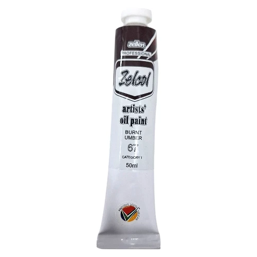 Zelcol-Artists-Oil-Paint-50ml-Burnt-Umber_F11ZCOL67