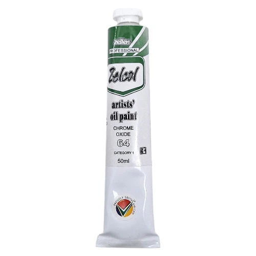 Zelcol-Artists-Oil-Paint-50ml-Chrome-Oxide_F11ZCOL64_1.
