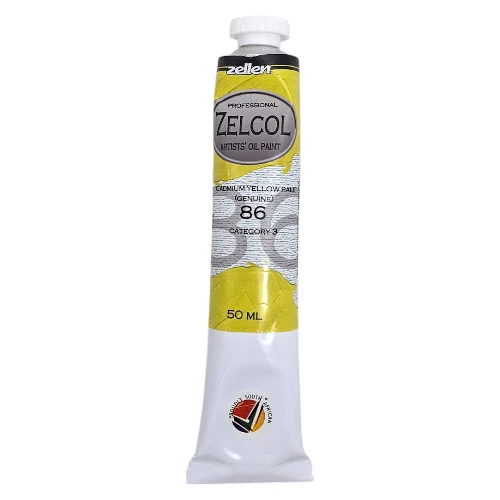 Zelcol-Artists-Oil-Paint-50ml-Genuine-Yellow_F11ZCOL86_1