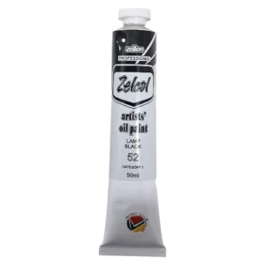 Zelcol-Artists-Oil-Paint-50ml-Lamp-Black_F11ZCOL52_1