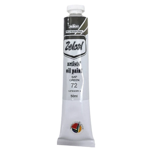 Zelcol-Artists-Oil-Paint-50ml-Sap-Green_F11ZCOL72_1