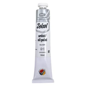 Zelcol-Artists-Oil-Paint-50ml-Silver_F11ZCOL91_1