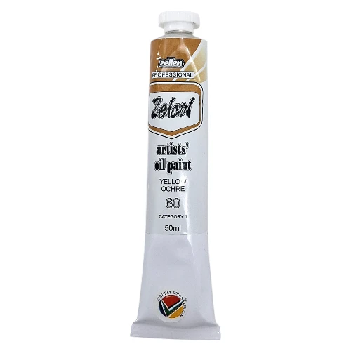 Zelcol-Artists-Oil-Paint-50ml-Yellow-Ochre_F11ZCOL60_1