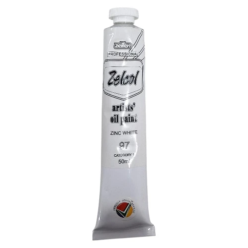Zelcol-Artists-Oil-Paint-50ml-Zinc-White_F11ZCOL97_1