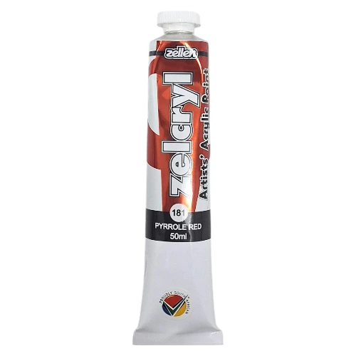 Zelcryl-Artists-Acrylic-Paint-_-50ml-Pyrrole-Red_F11ZAC181_1