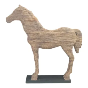 Brown Horse Figurine | 47x8x48cm