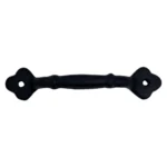 Cast-Iron-Clover-Handle-Black-13cm_JY19705BK