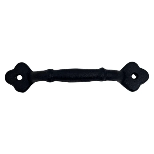 Cast-Iron-Clover-Handle-Black-13cm_JY19705BK