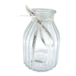 Clear Glass Poppin Vase | 18cm