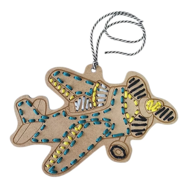 Just Love Junior Aeroplane Wood Threading