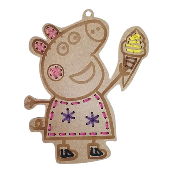 Just Love Junior Peppa-Pig Wood Threading