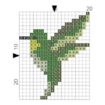 Just Love Leather Key Ring | Green Bird