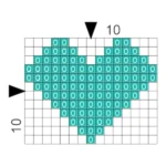 Just Love Leather Key Ring | Teal Heart